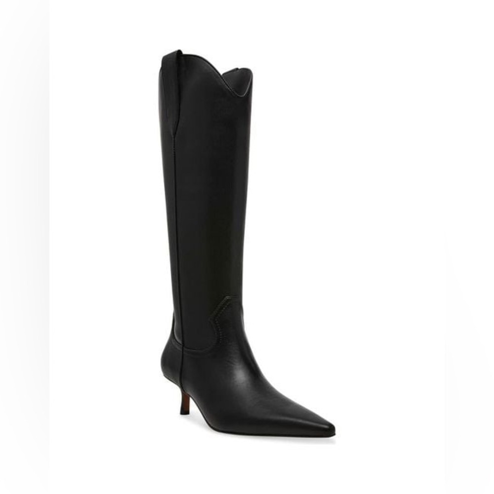 Steven New York
Women's Black Britt Knee High Western Boot